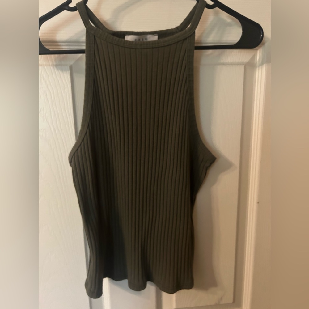 Crop Halter tank top
